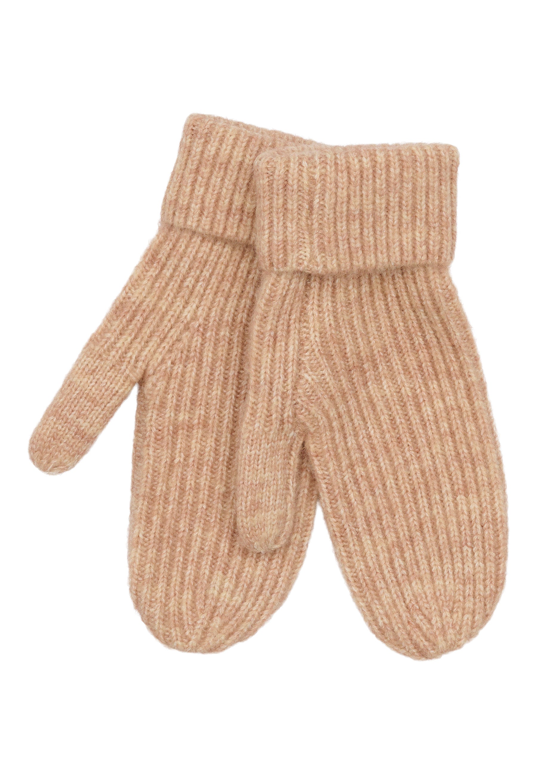 Orchid Knitted Mittens Handsker Brun