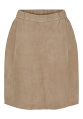 BTFCPH Kort nederdel i ruskind Nederdele Hvid