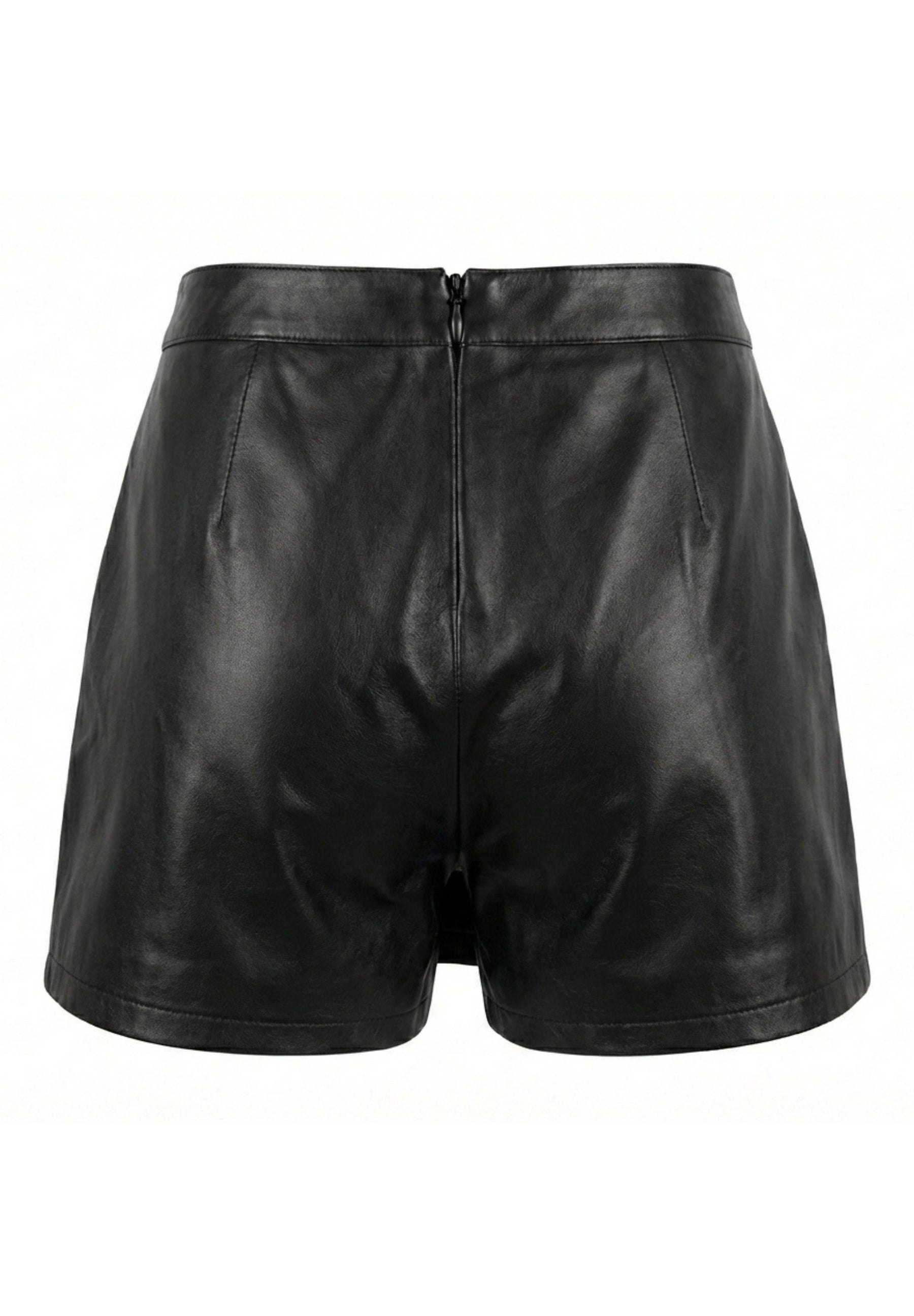 BTFCPH Læder Skorts Shorts Sort