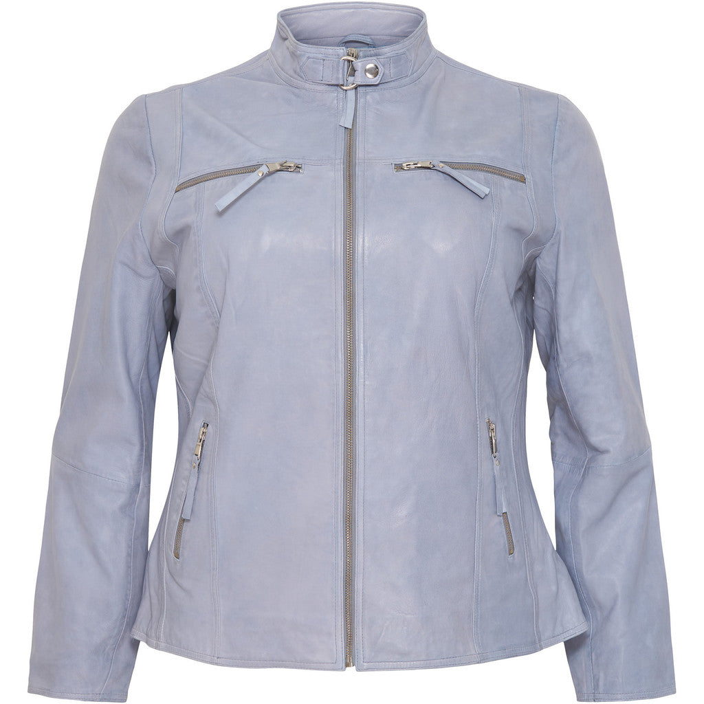 NO. 1 BY OX Læderjakke - KOLLEKTIONSSALG Kjoler Blå