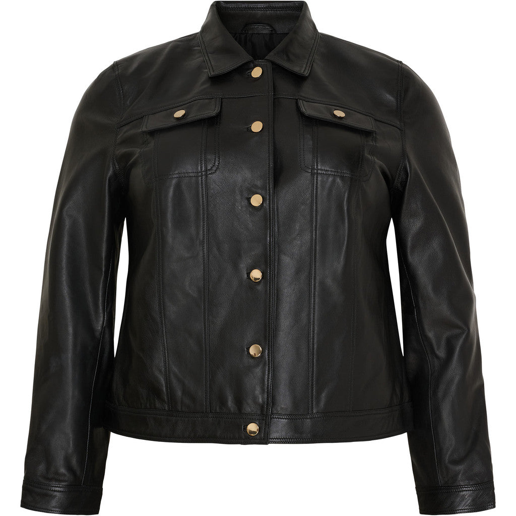 NO. 1 BY OX Læderjakke - KOLLEKTIONSSALG Kjoler Sort