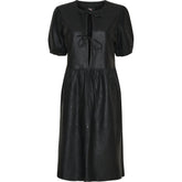 BTFCPH Læderkjole med snøre Kjoler Sort