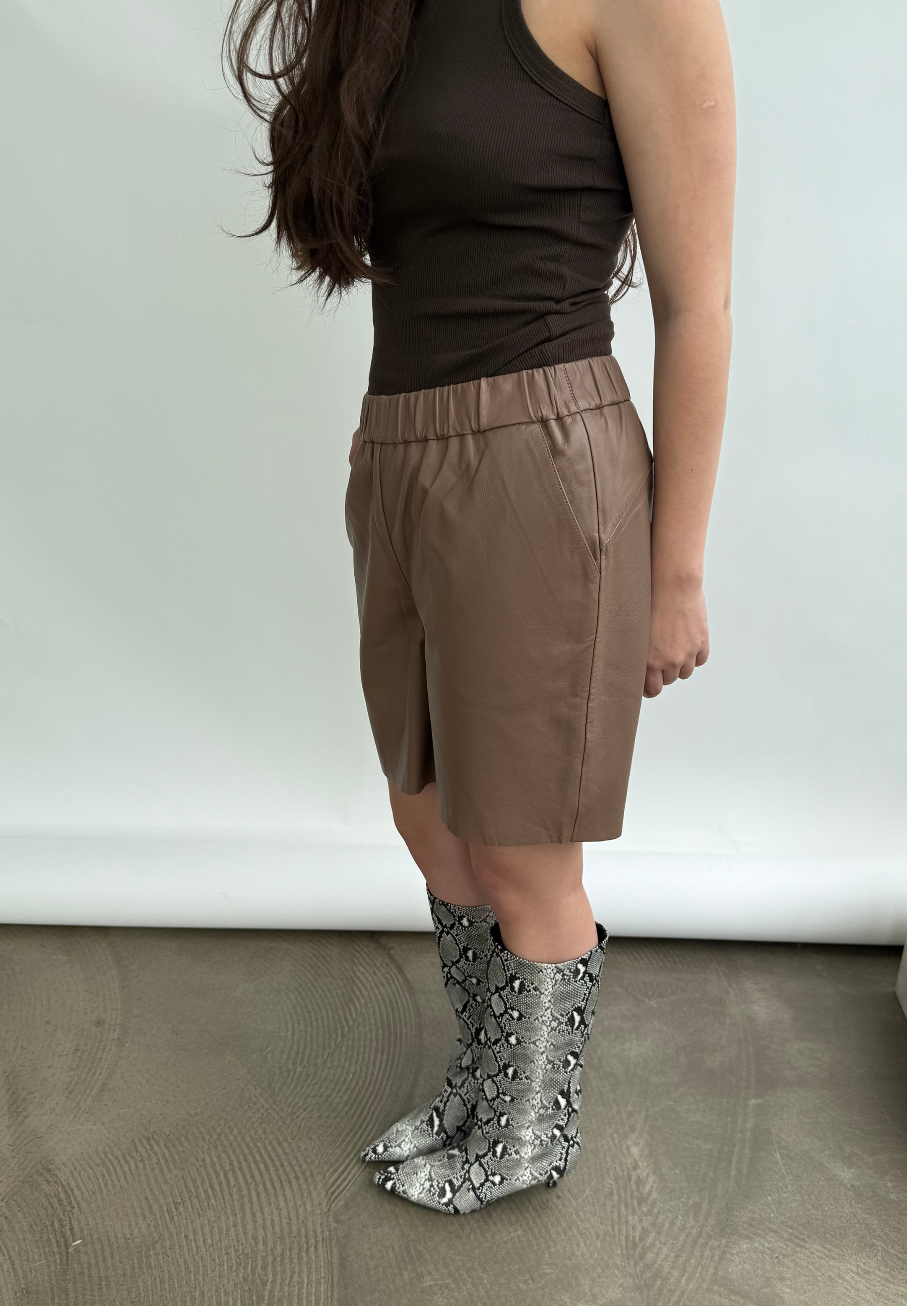 BTFCPH Lædershorts - KOLLEKTIONSSALG Shorts Mocha