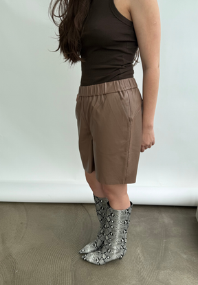 BTFCPH Lædershorts - KOLLEKTIONSSALG Shorts Mocha