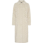 NOTYZ Lang faux fur frakke Frakker Beige