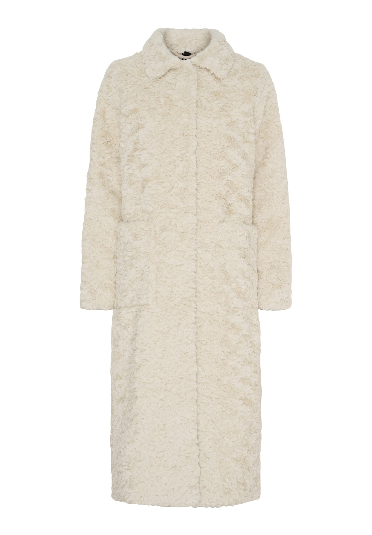 NOTYZ Lang faux fur frakke Frakker Beige