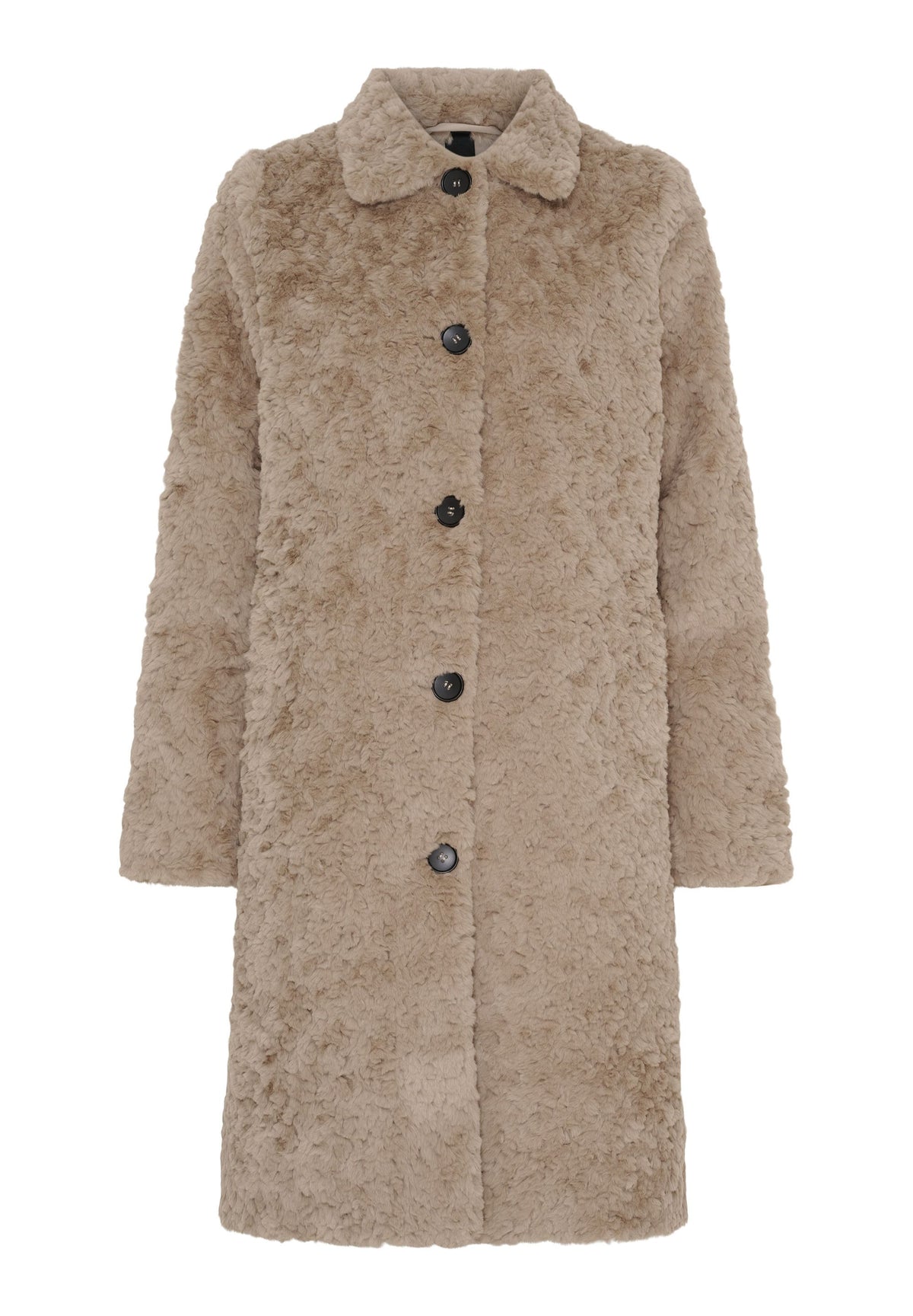 NOTYZ Lang faux fur frakke Jakker Brun