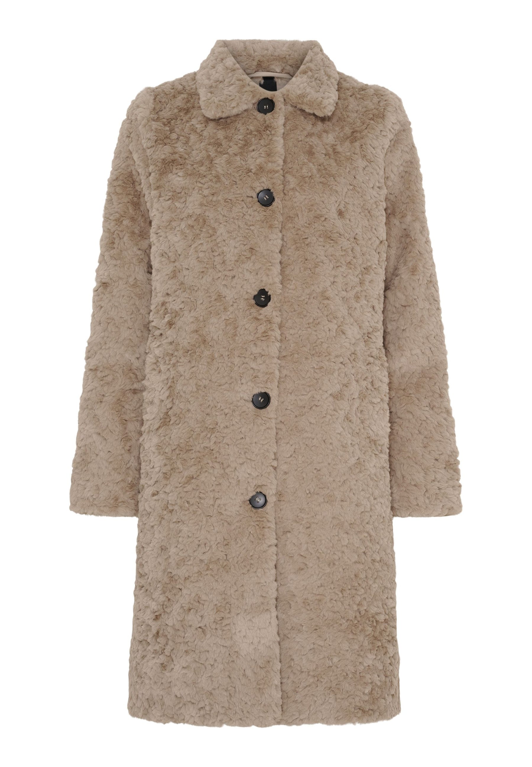 NOTYZ Lang faux fur frakke Jakker Brun