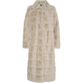 NOTYZ Lang faux fur frakke Jakker Beige