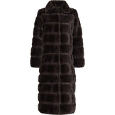 NOTYZ Lang faux fur frakke Jakker Brun