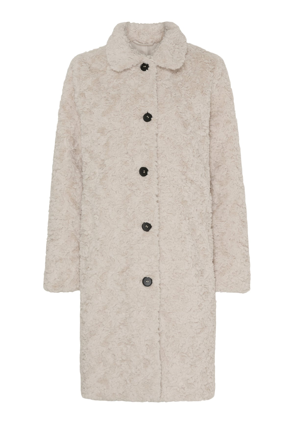 NOTYZ Lang faux fur frakke Jakker Beige