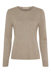 BTFCPH Langærmet top i silke og cashmere Tops Brun