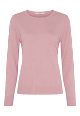 BTFCPH Langærmet top i silke og cashmere Tops Rosa