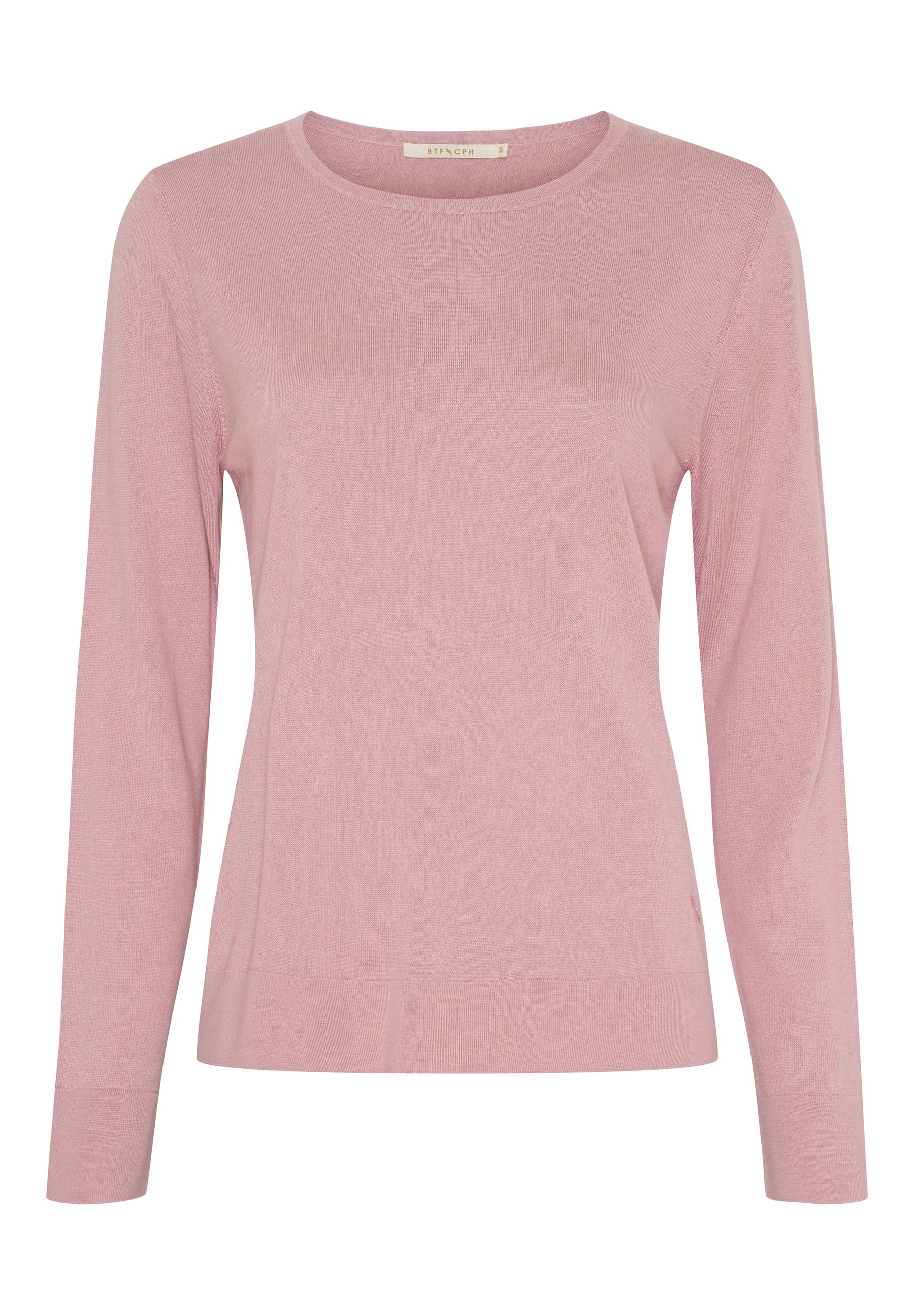 BTFCPH Langærmet top i silke og cashmere Tops Rosa