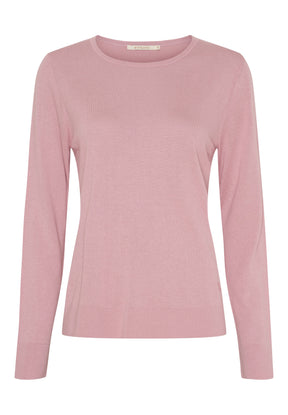 BTFCPH Langærmet top i silke og cashmere Tops Rosa