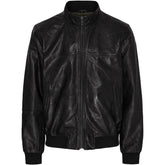 NOTYZ HIM Leather Jacket Jakker Sort