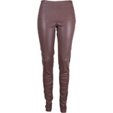 Stocklots läderleggings Leggings Brun