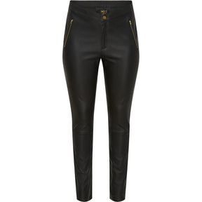 NO. 1 BY OX Leggings i läder Leggings Svart