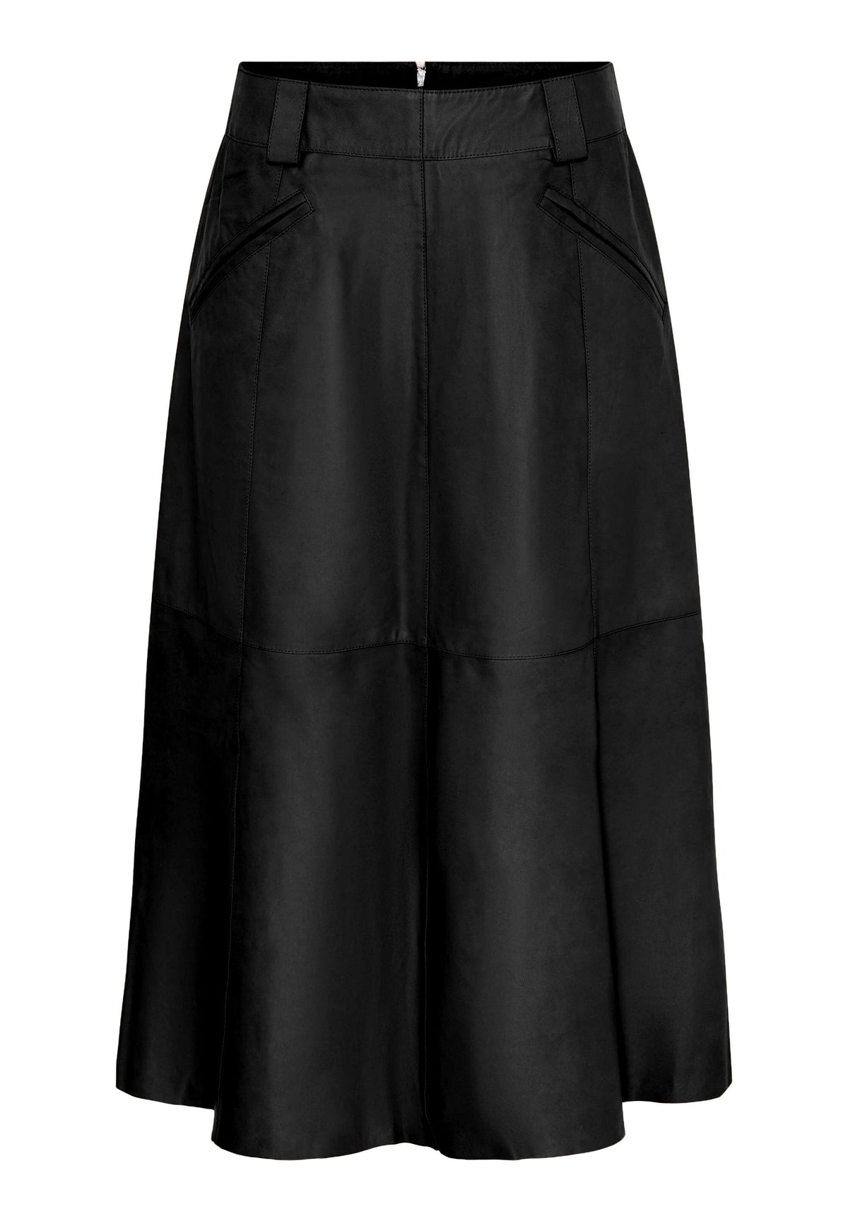 NOTYZ Long A-Shape Skirt Nederdele Sort