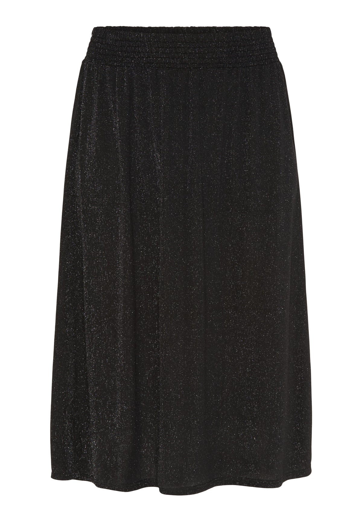 NO. 1 BY OX Lang nederdel med glimmer Nederdele Black w Silver glitter