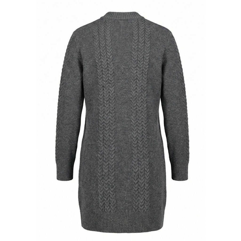 NO. 1 BY OX Long Cardigan w cable knit Cardigans