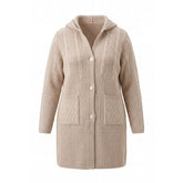 NO. 1 BY OX Long knitted Cardigan Cardigans Beige