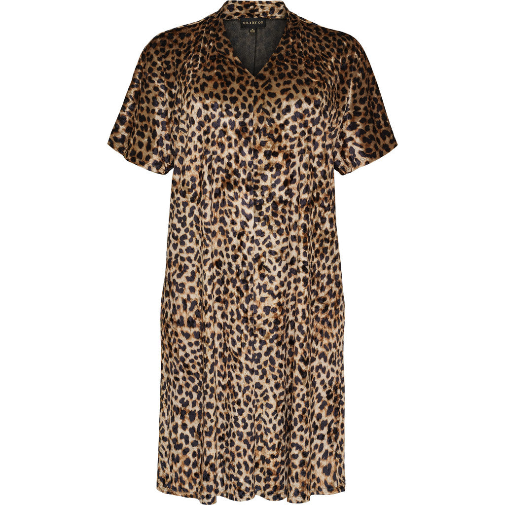 NO. 1 BY OX Loose batwing Dress Kjoler Brun