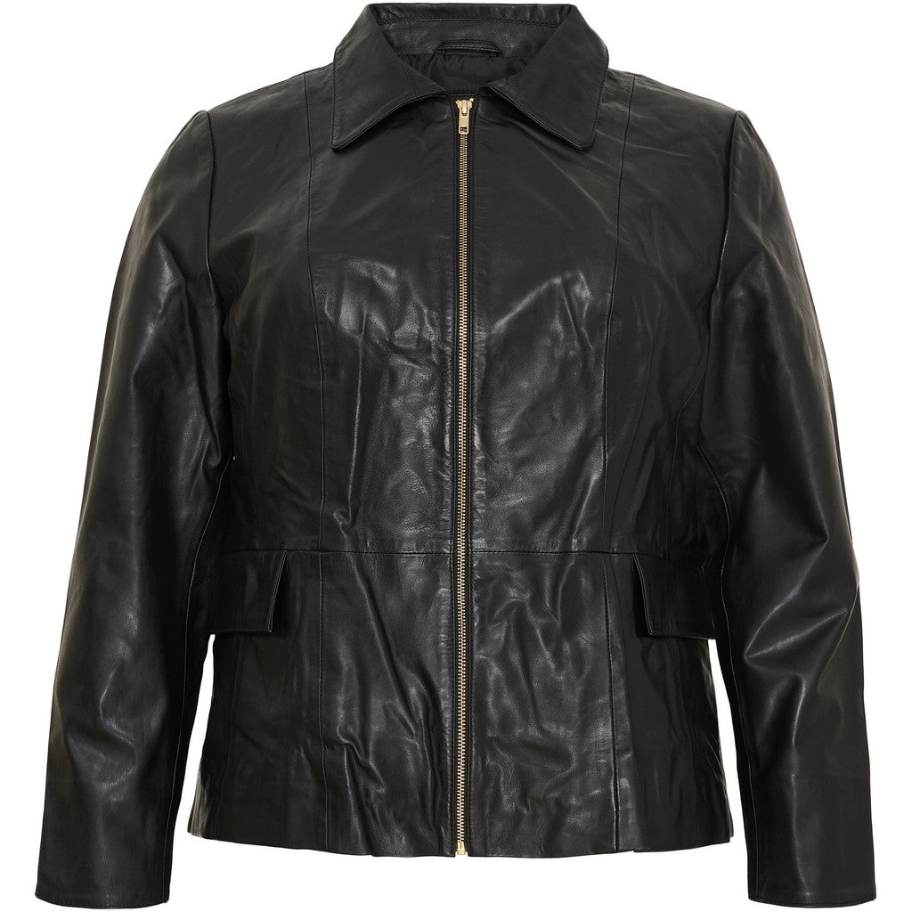 NO. 1 BY OX Loose zip Jacket Jakker Sort