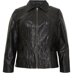 NO. 1 BY OX Loose zip Jacket Jakker Sort