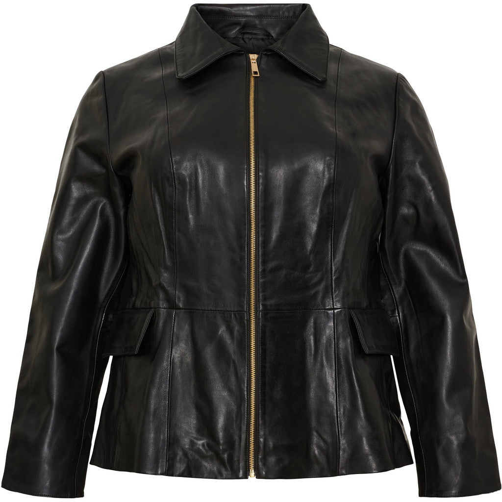 NO. 1 BY OX Loose zip Jacket Jakker Sort