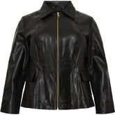 NO. 1 BY OX Loose zip Jacket Jakker Sort