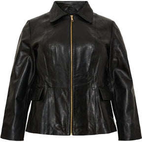 NO. 1 BY OX Loose zip Jacket Jakker Sort