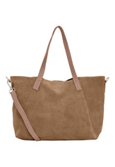 BTFCPH Mini shopper i ruskind Tasker Nude Brown w. Silver acc.