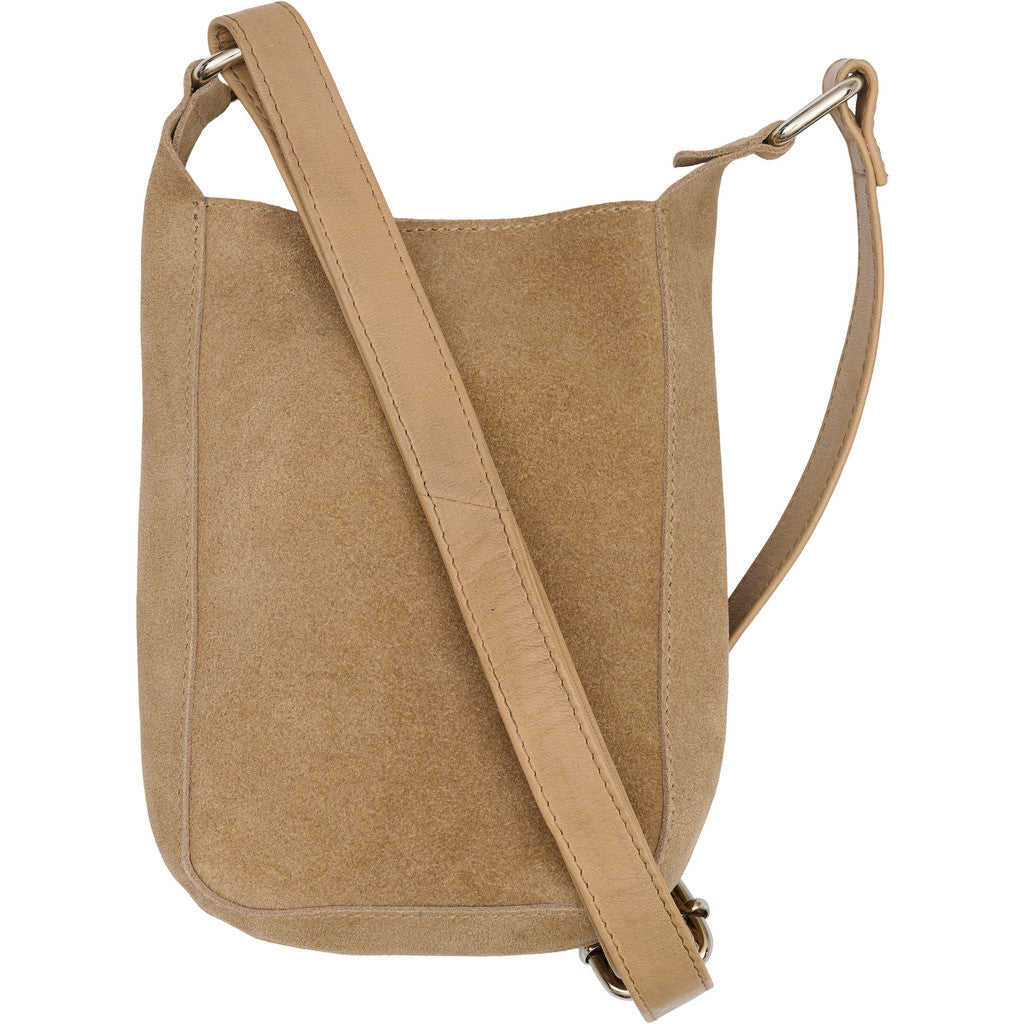 BTFCPH Mobiltaske i ruskind Tasker Ivory w. Silver acc.
