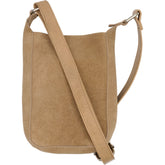 BTFCPH Mobiltaske i ruskind Tasker Ivory w. Silver acc.