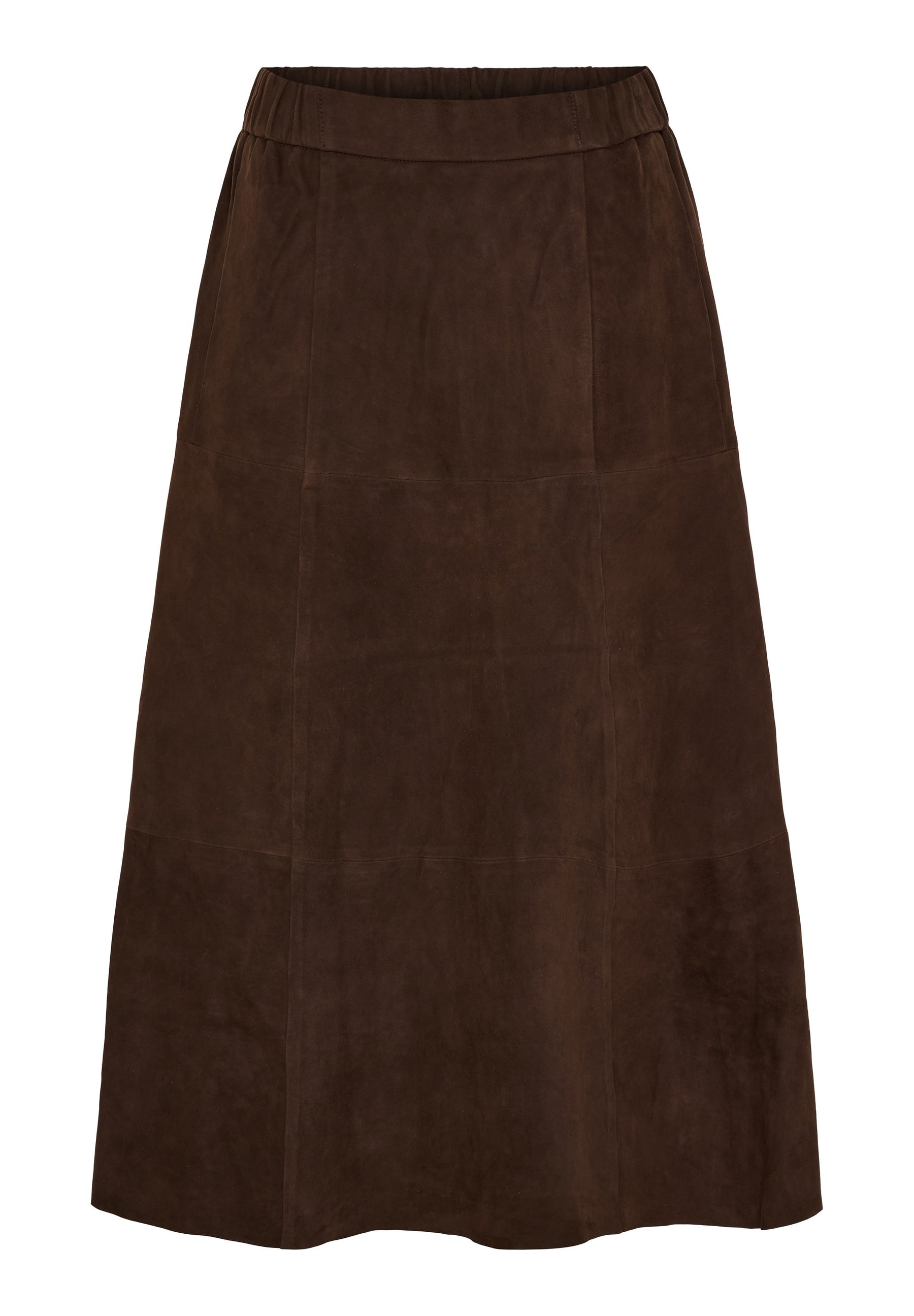 NOTYZ NOCASABLANCA Ruskind nederdel Nederdele Dark Chocolate Brown