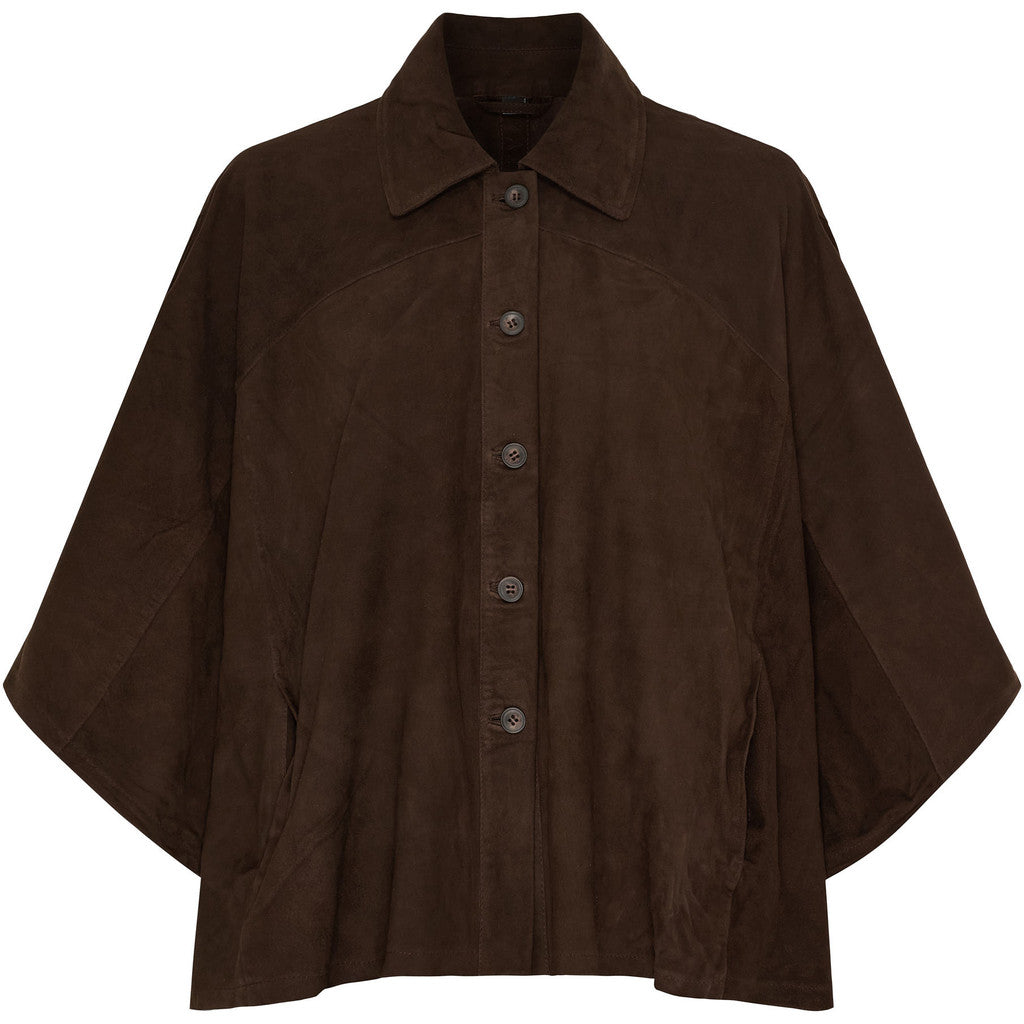 NOTYZ NOGENEVA Poncho Poncho Dark Chocolate Brown