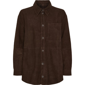 NOTYZ NOHOUSTON Shirt Skjorter Dark Chocolate Brown