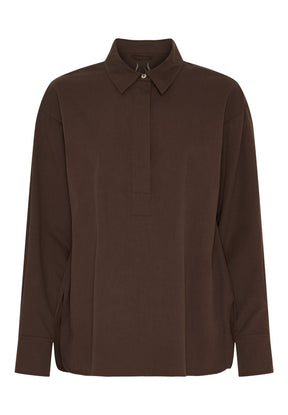 NOTYZ NOMELBOURNE Bluse Bluser Brun