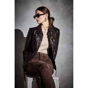 NOTYZ NOMUNICH Jacket Jakker Oak Brown w. Light Gold acc.