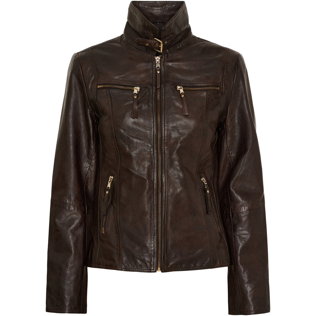NOTYZ NOMUNICH Jacket Jakker Oak Brown w. Light Gold acc.