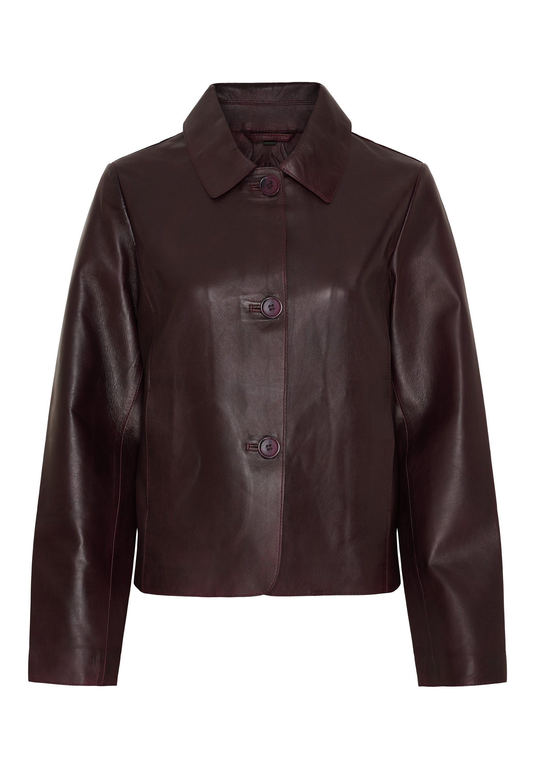 NOTYZ NOROME Læderjakke Jakker Deep Maroon