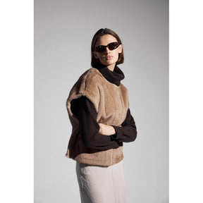 NOTYZ NOVALENCIA Poncho Jakker Nature Beige