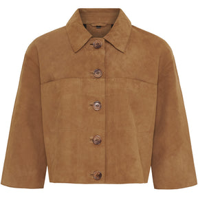 NOTYZ NO Como Suede Jacket Jakker Caramel