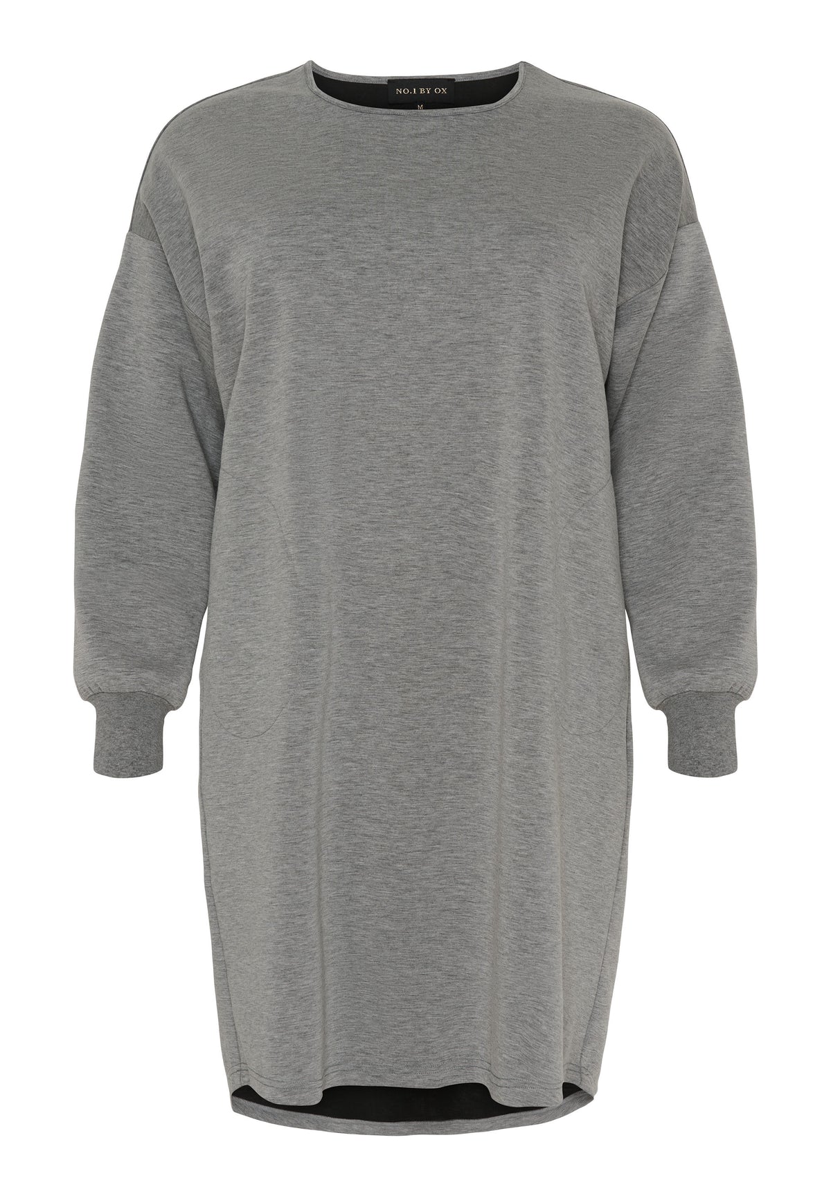 NO. 1 BY OX O neck Sweat Dress Sweat Grå