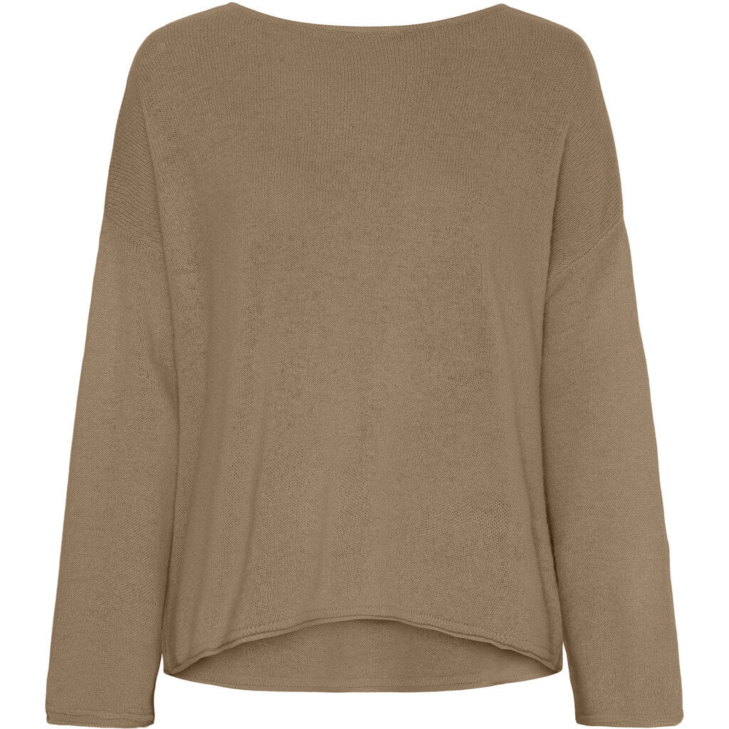 BTFCPH Eksklusiv oversized pullover i 100% cashmere Knit Natural Brown