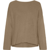 BTFCPH Eksklusiv oversized pullover i 100% cashmere Knit Natural Brown