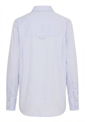 BTFCPH Oversized bambusskjorte Skjorter Blå