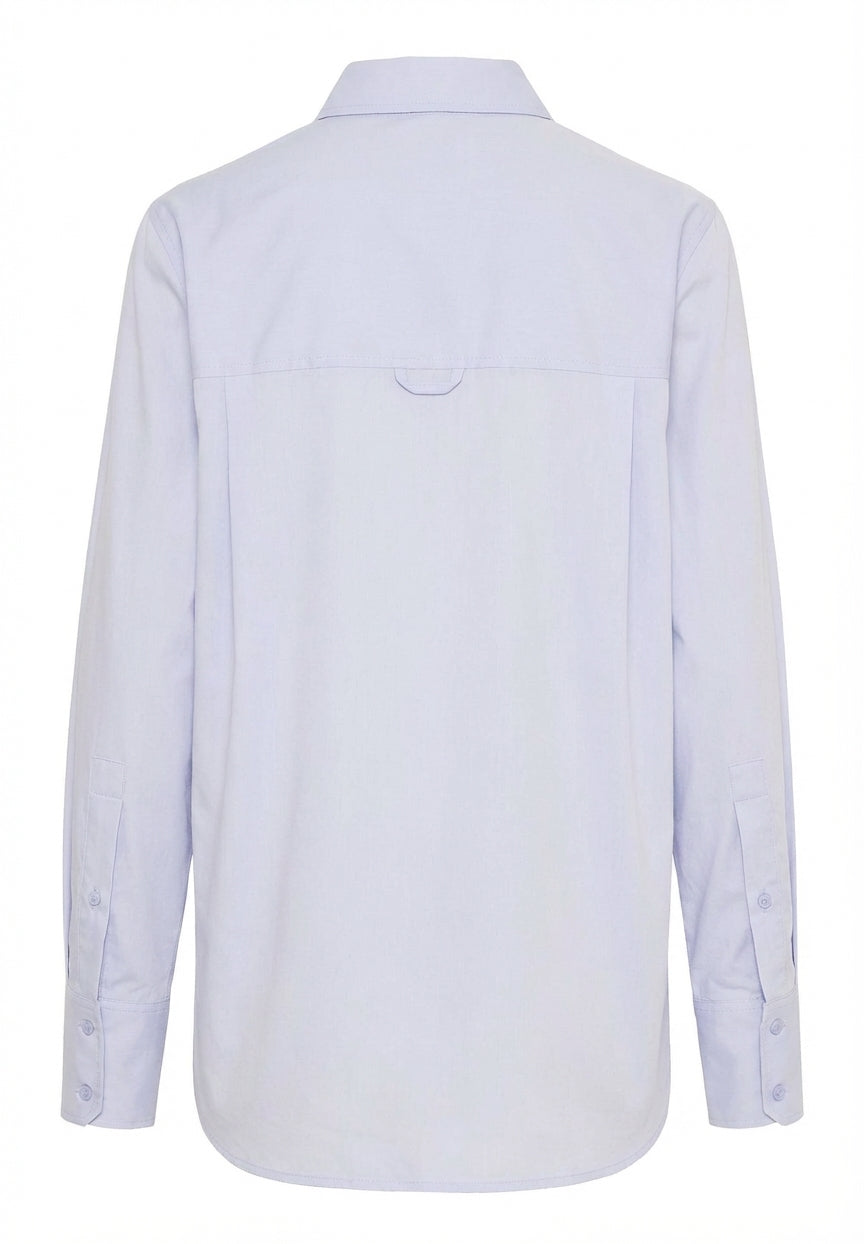 BTFCPH Oversized bambusskjorte Skjorter Blå