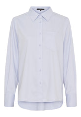 BTFCPH Oversized bambusskjorte Skjorter Blå